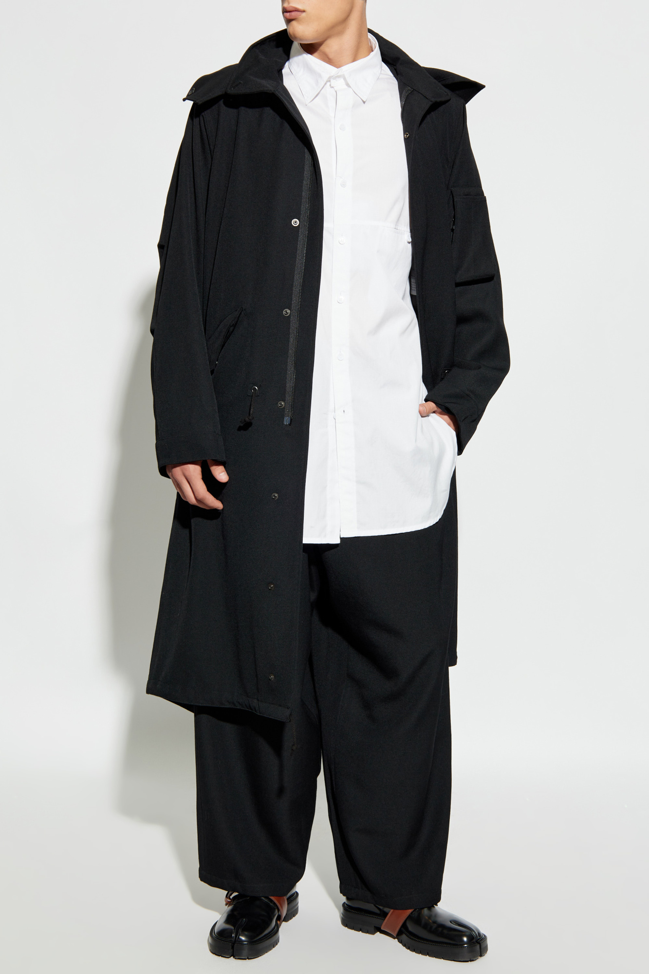 Black Wide Leg Pants Yohji Yamamoto - Regatta Black Dress